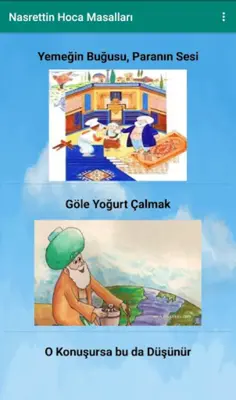 Çocuklara Masal ve Hikayeler O android App screenshot 0