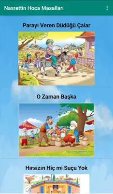 Çocuklara Masal ve Hikayeler O android App screenshot 2